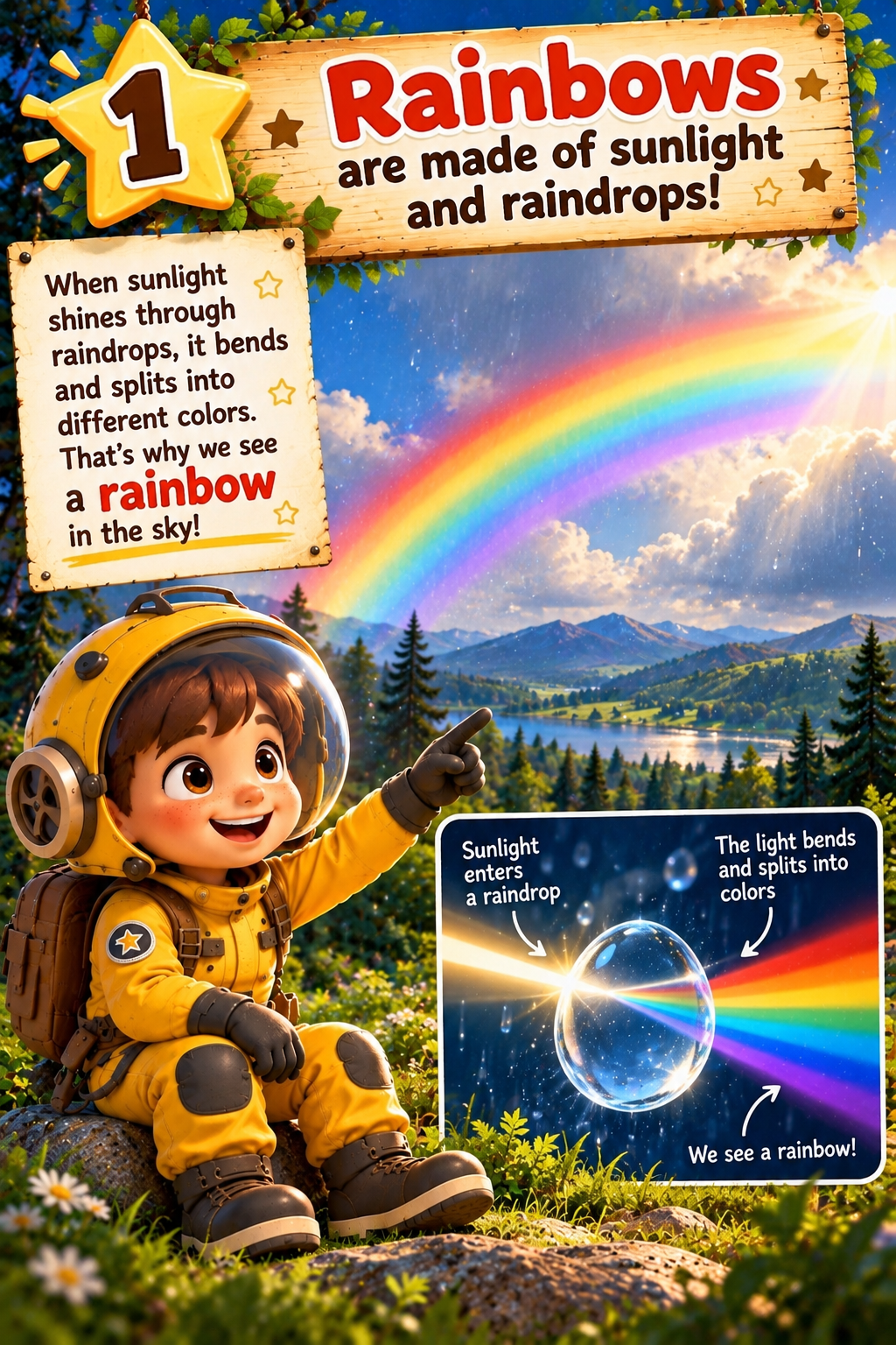 Can You Reach the End of a Rainbow?, illustrated page 1 of 5